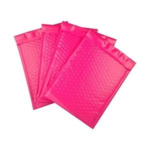 50 pink bubble mailers 6" x 8" self sealing
